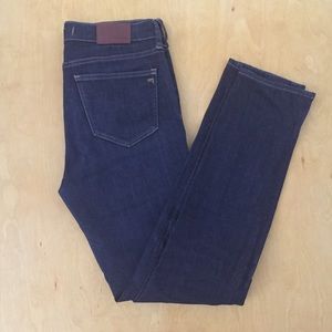 Madewell Alley Straight Jeans Dark Wash